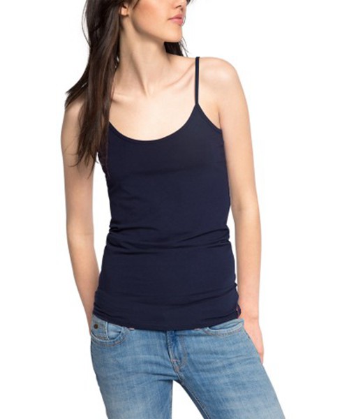 Camiseta Esprit Edc Ts Mujer Strap Biege Azul Mujer En Venta