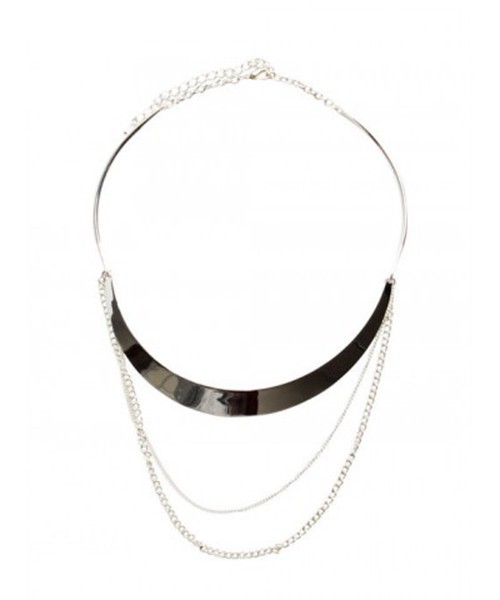 Collar Vila Pcevienne Plateado Mujer Outlet